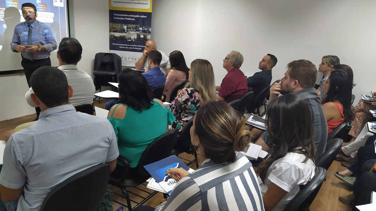 Participantes em capacitação presencial da Forseti